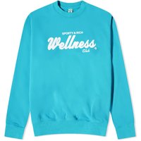 Sweater Sporty & Rich Draft Crew Sweat Turkis | CRAW2333DO, 2