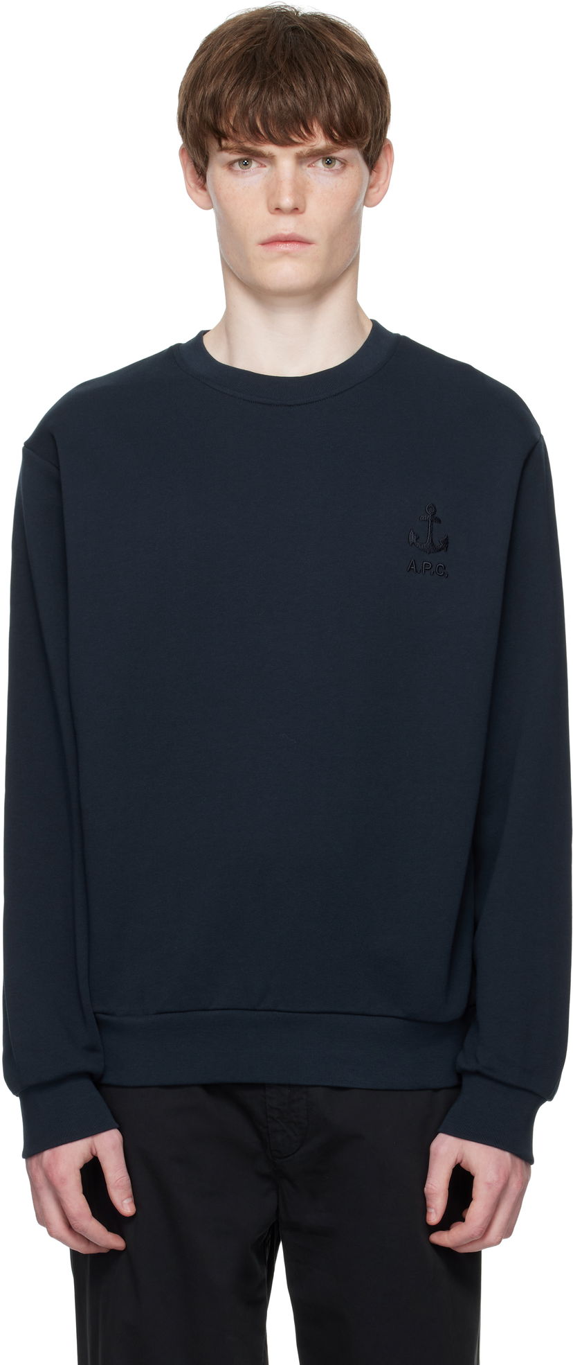 Sweatshirt A.P.C. A.P.C. James Sweatshirt Mørkeblå | COHBY-H27983