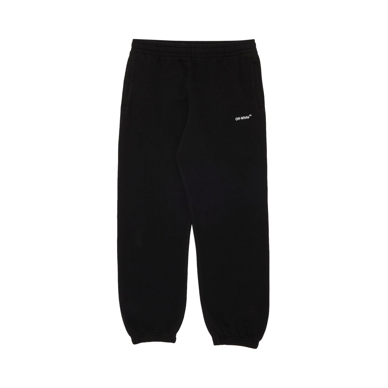 Joggingbukser Off-White Caravag Diag Slim Sweatpant Sort | OMCH029C99FLE0041001, 1