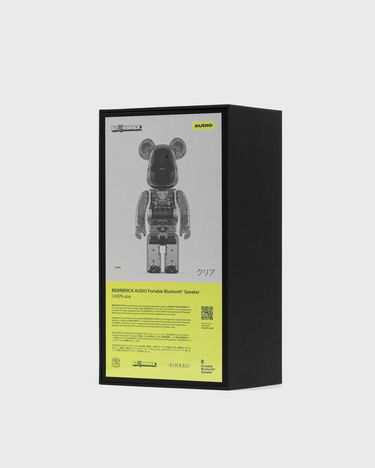 Collectible Medicom Toy Audio Clear 400% Be@rbrick figure Hvid | 4897108570018, 3