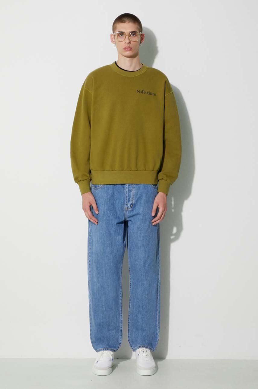 Sweatshirt Aries Sweatshirt With Print Grøn | FUAR20009, 1