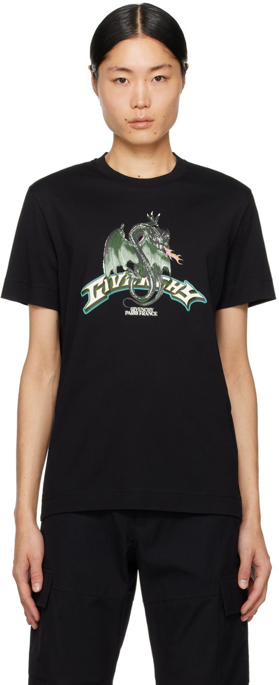 T-shirt Givenchy Bonded T-Shirt Sort | BM716G3YJY001, 0