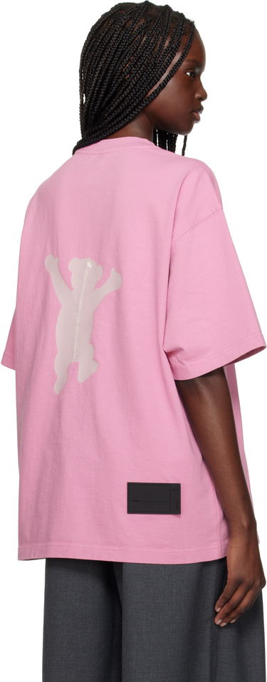 T-shirt We11done We11done Teddy Logo T-Shirt Lyserød | WD-TT3-22-715-U-PK, 2
