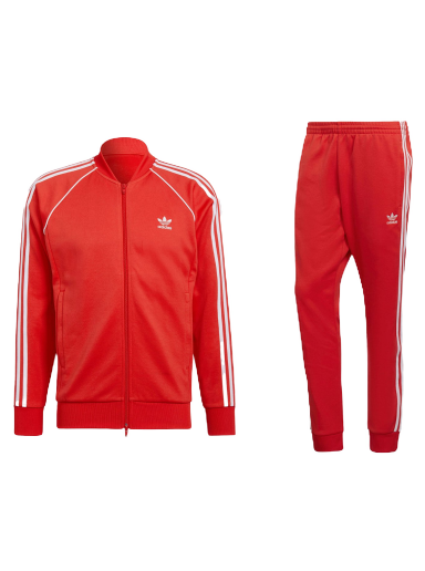 Tilbehør adidas Originals adidas Primeblue SST Track Jacket & Pant Set Vivid Red Rød | HF2124/HF2134