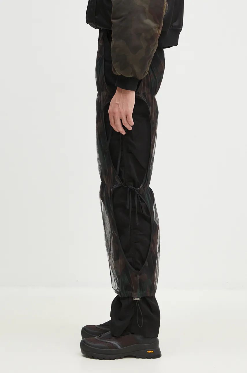 Bukser Andersson Bell Camouflage Mesh Layered Tying Pants Sort | apa767w, 1