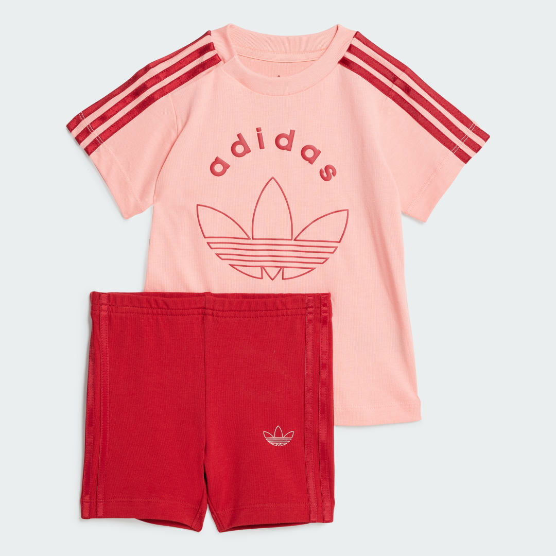 Træningsdragt adidas Performance Cycling Shorts Set Lyserød | IY9533, 0
