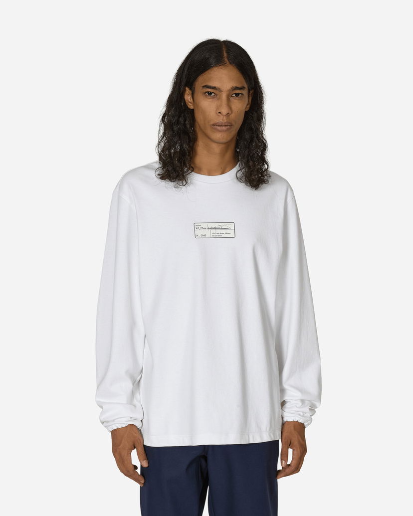 T-shirt GR10K Incognito 8Oz Longsleeve T-Shirt White Hvid | AG023037EB 21