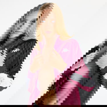 Vindjakke Kappa 222 Banda Wanniston Slim Fleece Jacket Bourgogne | 301PSC0 BX5, 0