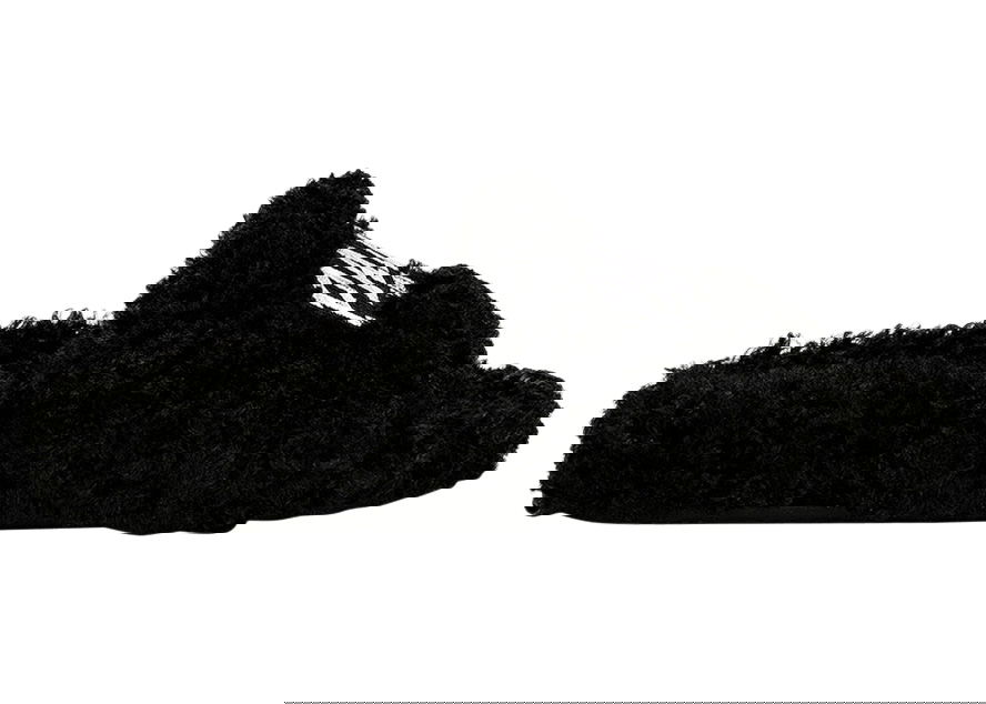 Sneakers og sko Balenciaga Paris Furry Slide "Black" Sort | 654261W2DO21001, 0