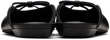 Sneakers og sko BY FAR Leather Mules with Bow Detail Sort | 23PFFNNFBLNAP, 1