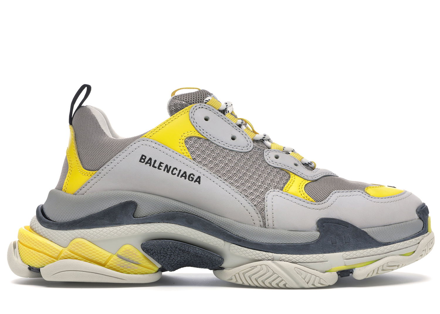 Sneakers og sko Balenciaga Triple S Grey Yellow Black Grå | 536737W09OH7074, 0