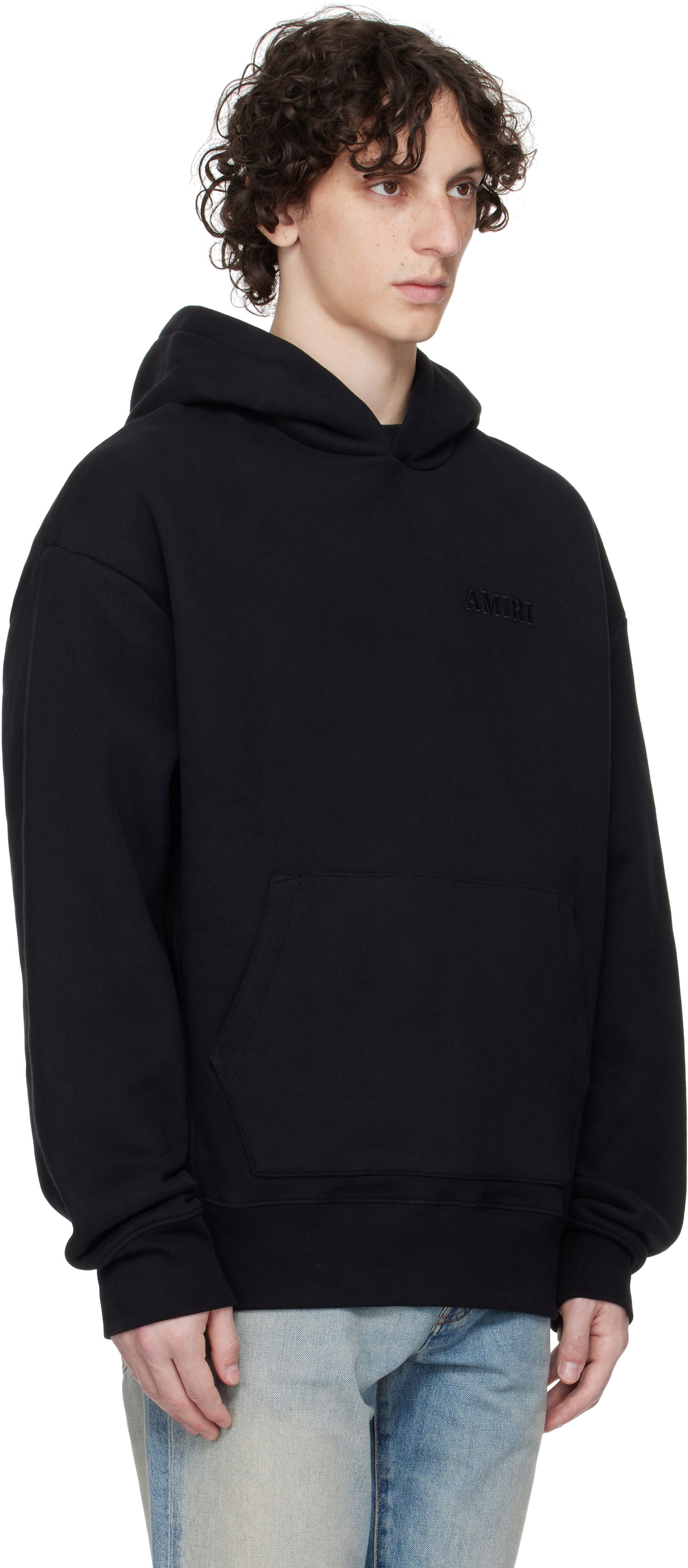 Sweatshirt AMIRI Amiri Oversized Hoodie Sort | AMJYHD1042, 1