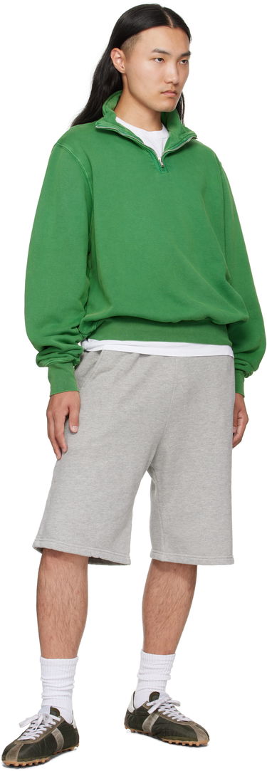 Sweatshirt LES TIEN Les Tien Heavyweight Banded Yacht Sweatshirt Grøn | CF-1114-PD, 3
