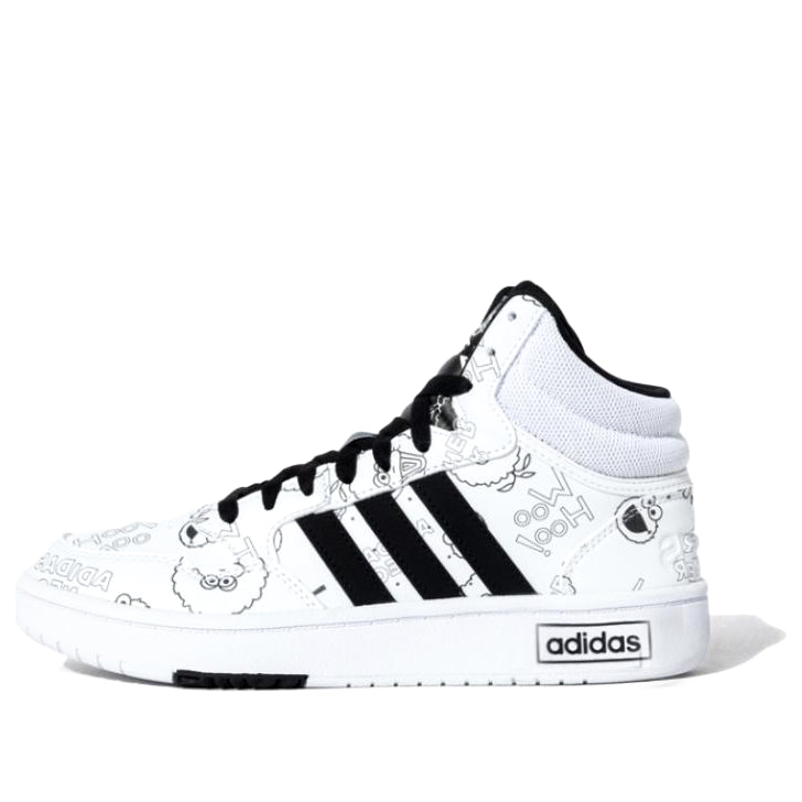 Sneakers og sko adidas Performance Neo Hoops 3.0 Sesame Street Hvid | HQ9813