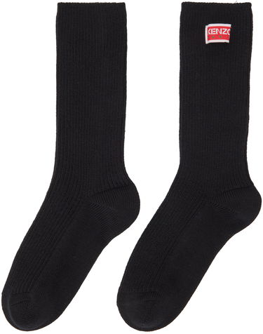 Sokker KENZO Paris Tag Socks Sort | FD68SU180KSA, 1