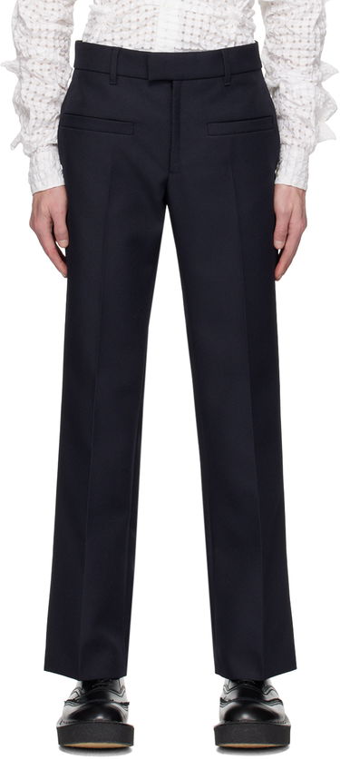 Bukser Courrèges Courrèges Creased Trousers Mørkeblå | 123CPA111PL0056, 0