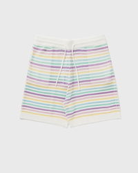 Rainbow Crochet Knit Shorts