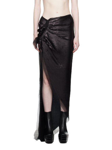 Nederdel Rick Owens Edfu Maxi Skirt Sort | RO02C1372 SEM1