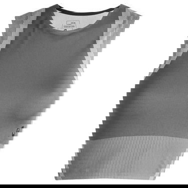 Tanktop On Running Studio Knit Crop Top Grå | 1WF10250962, 1