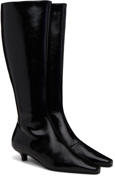 Kjole TOTEME Totême 'The Slim' Kitten Heel Knee-High Boots Sort | 241-WAS954-LE0046, 3