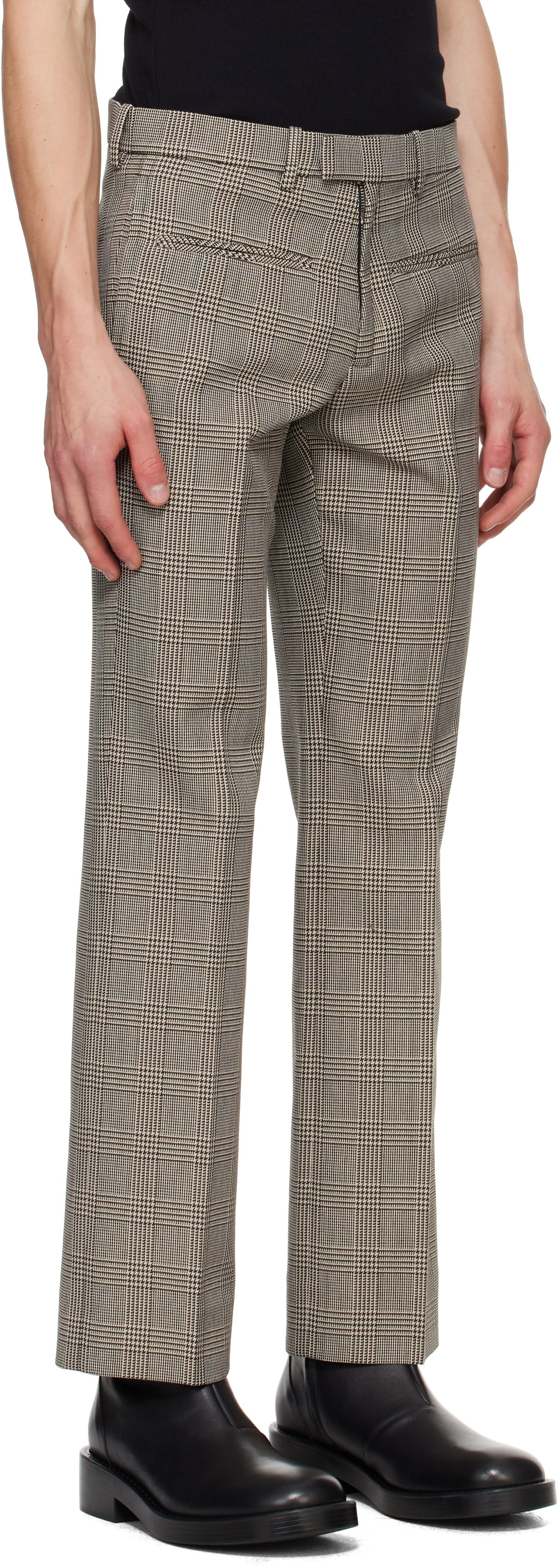 Bukser Courrèges Prince of Wales Check Trousers Brun | 324CPA249PL0166, 1