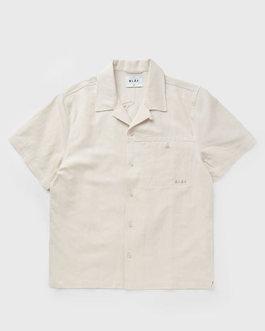 Skjorte ØLÅF Linen Resort Shirt Beige | M210304-OFFWHITE, 0