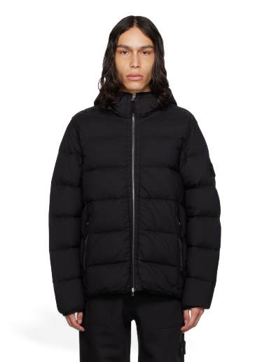 Jakke Stone Island Seamless Tunnel Down Jacket Sort | 791543728
