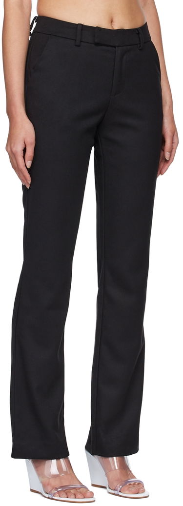 Bukser GUIZIO Guizio Polyester Straight-Leg Trousers Sort | DGH20P885, 1