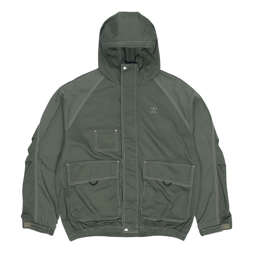 Parka adidas Originals Originals Hooded Cargo Jacket Grøn | HM8017