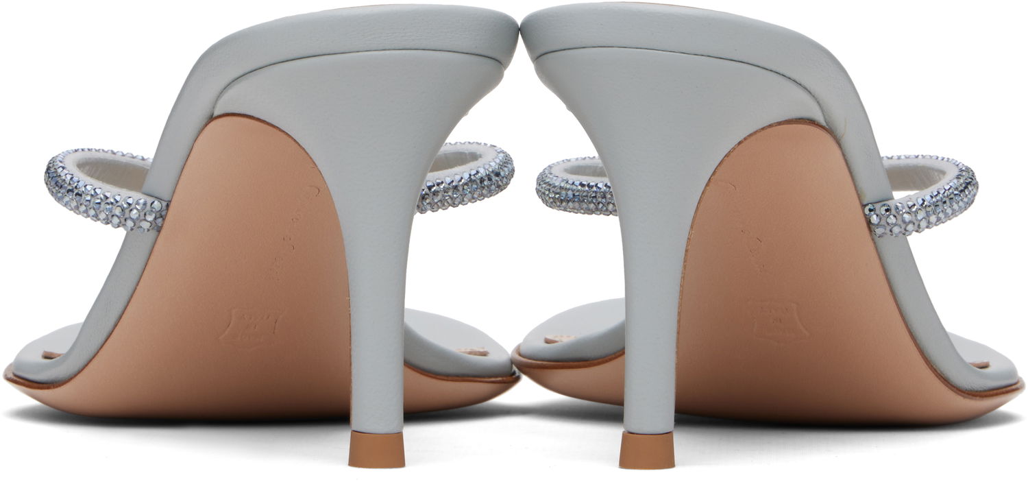 Sneakers og sko Gianvito Rossi Gianvito Rossi India Thong 70 Heeled Sandals Grå | G13270-70RIC-XCN, 1