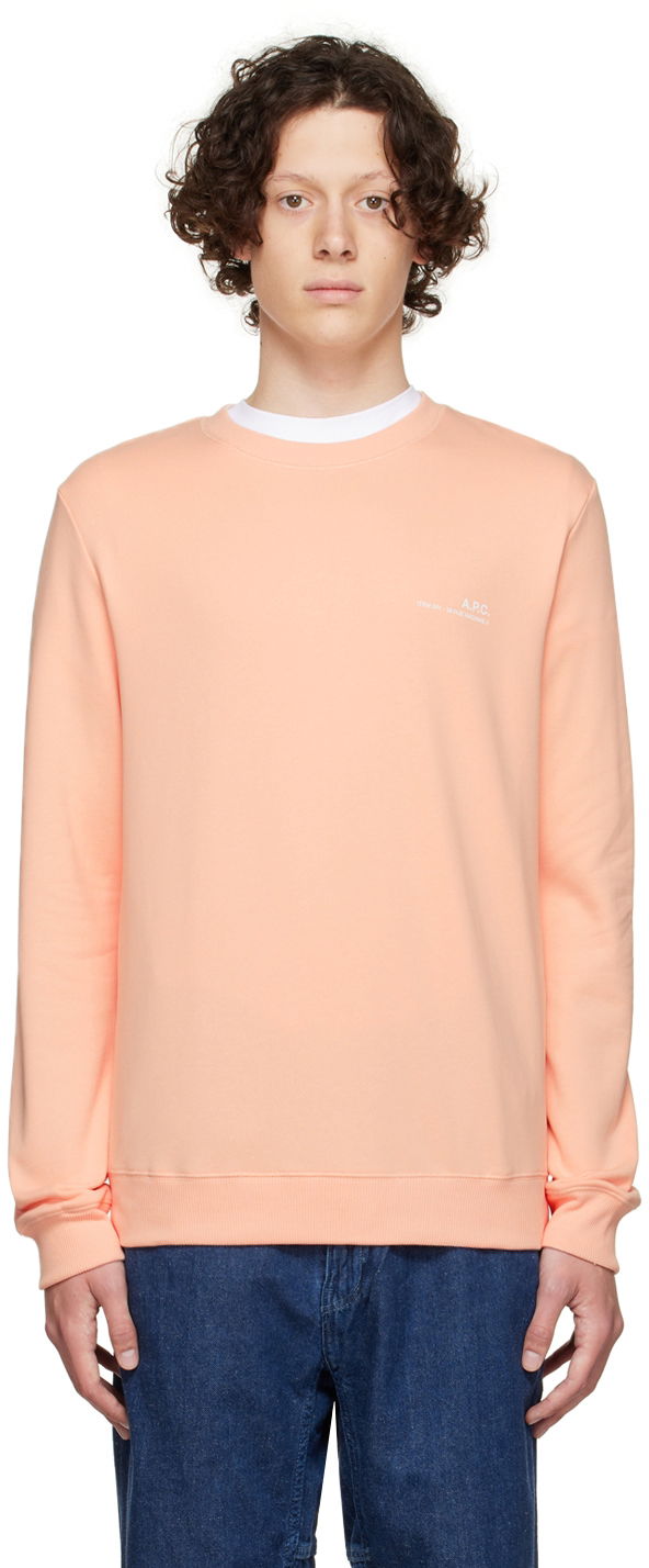 Sweatshirt A.P.C. Cotton Lyserød | COEAS-H27608, 0