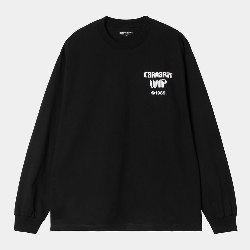T-shirt Carhartt WIP Long Sleeve Better Dreams T-Shirt Sort | I035458_18