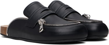 Sneakers og sko JW Anderson Leather Biker Slip-on Loafers Sort | LF0071-LA0268, 3