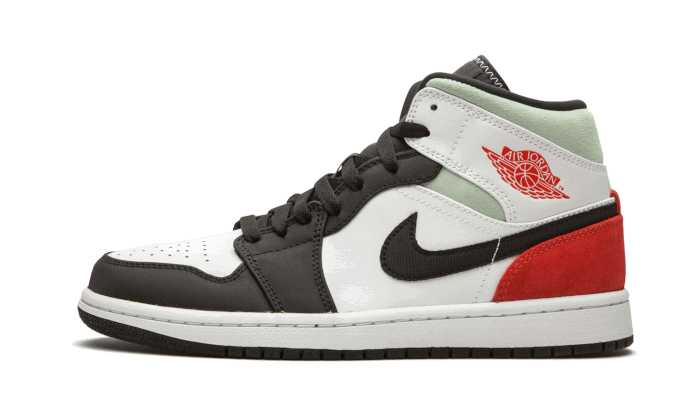 Sneakers og sko Jordan Air Jordan 1 Mid SE "Union Black Toe" GS Sort | BQ6931-100, 0