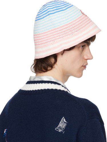 Hat Casablanca Casablanca Gradient Crochet Bucket Hat Flerfarvet | APS25-HAT-077-01, 4