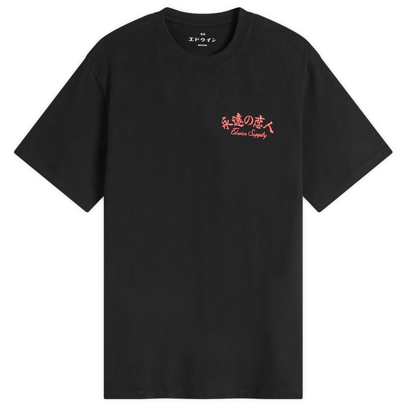 T-shirt EDWIN Forever Lover Graphic T-Shirt Sort | I035008-8967