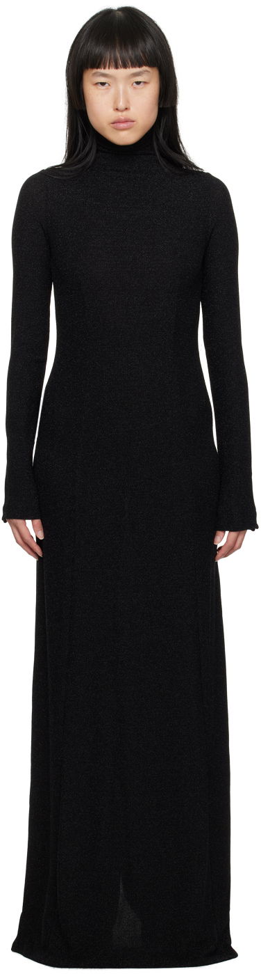 Kjole rag & bone Rag & Bone Lilith Maxi Dress Sort | WAC23H3010T910