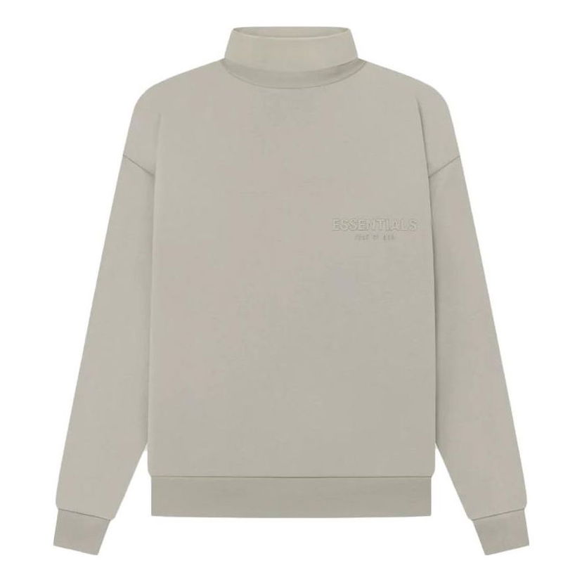 Sweater Fear of God Essentials Turtleneck Sweatshirt Grå | FOG-SS23-073
