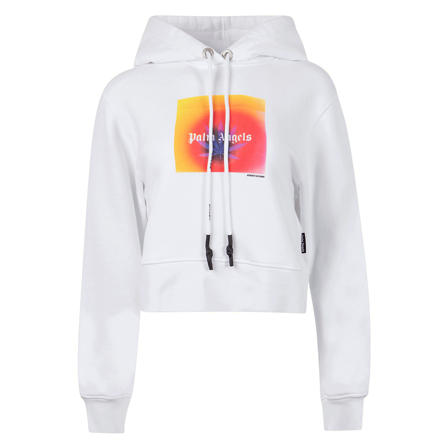Sweatshirt Palm Angels x The Webster Square Leaf Hoodie Hvid | PWBB022G21FLE0070120, 0