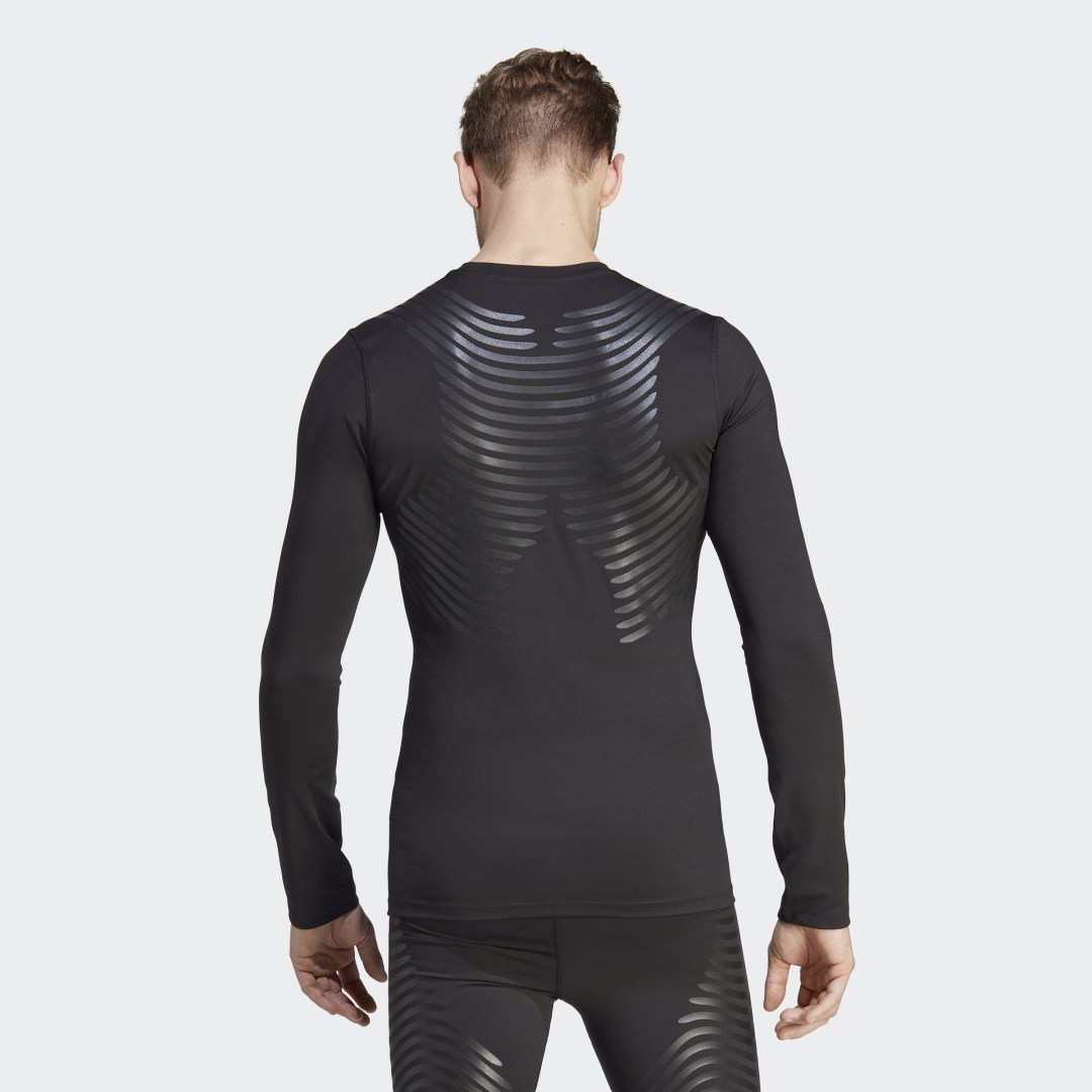 T-shirt adidas Performance Techfit Control Training Long Sleeve Sort | HS9814, 1