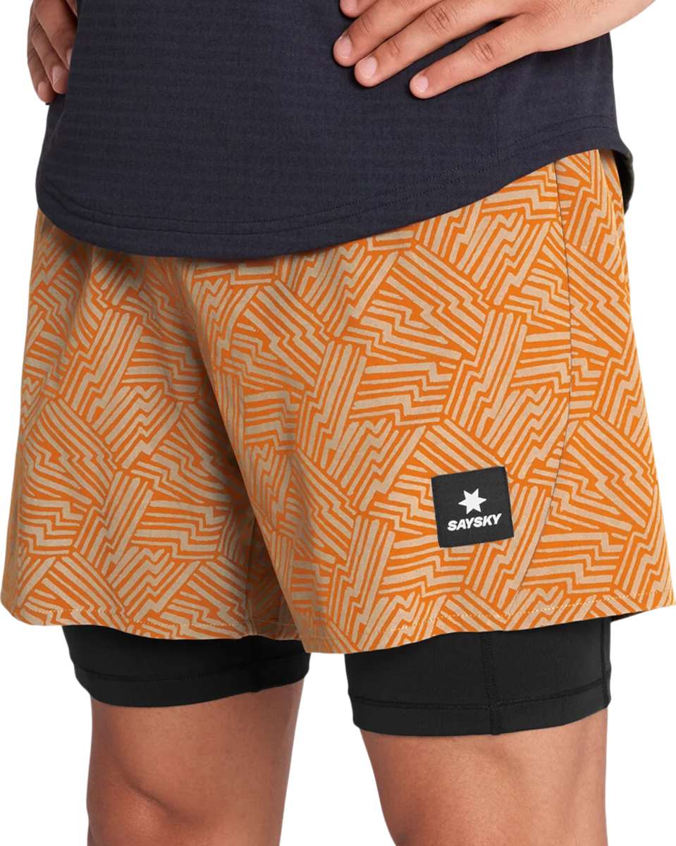 Shorts Saysky Reflective Pace 2 in 1 Shorts 5'' Orange | omrsh20c1051-omrsh20c1051, 0
