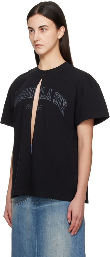 Tanktop Maison Margiela MM6 Maison Margiela Dual Wear Varsity Print Tank Top Sort | S52NF0012 M20050, 3