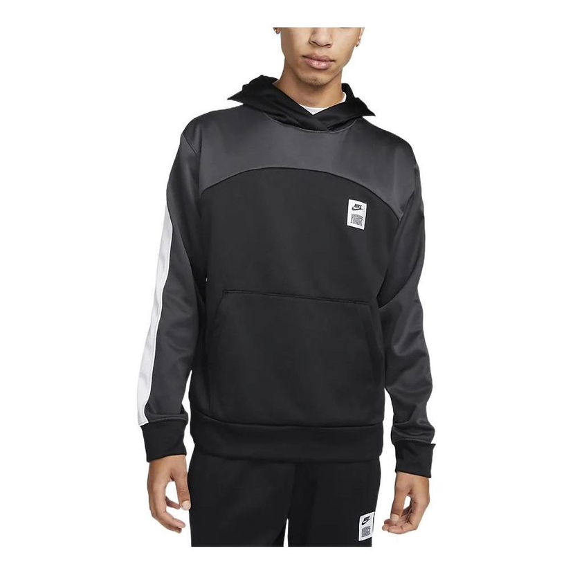 Sweatshirt Nike Therma-FIT Pullover Basketball Hoodie Sort | DQ5837-010