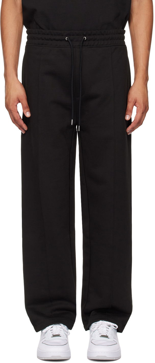 Joggingbukser BOSS Hugo Black Drawstring Sweatpants Sort | 50516646