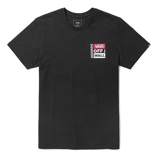 T-shirt Vans Checkerboard Logo Graphic T-Shirt Sort | VN0A3TY4BLK