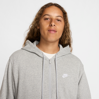 Sweatshirt Nike Nike Club Fleece Full-Zip Hoodie Grå | FN3884-063, 4