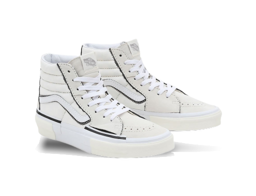 Skateboarding Vans Chaussures Sk8-hi Reconstruc Hvid | VN0005UKQJM