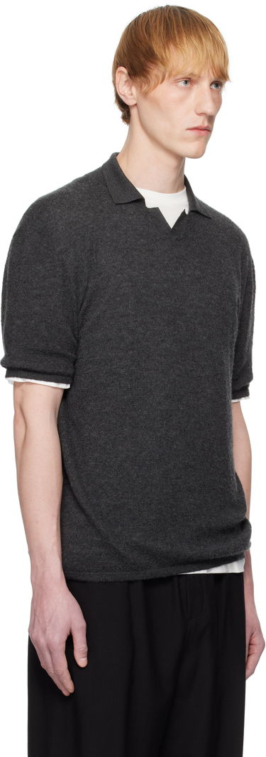 Sweater The Row The Row Isao Knit Polo Grå | 947-Y498, 1