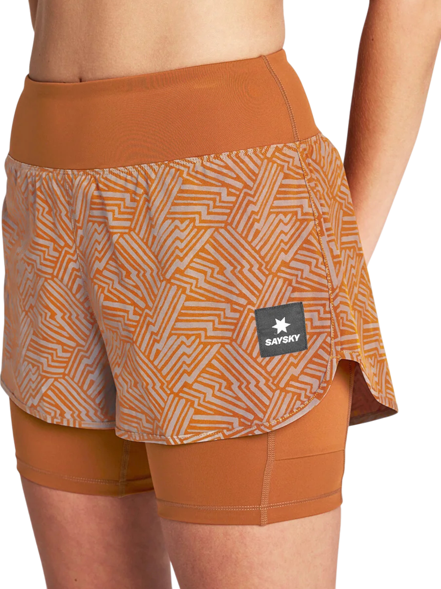 Shorts Saysky Reflective Pace 2 in 1 Shorts 3" Orange | owrsh23c1051-owrsh23c1051, 0