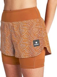 Reflective Pace 2 in 1 Shorts 3"